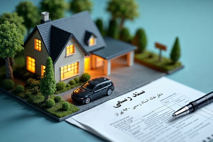 تنظیم سند رسمی ملک و خودرو در دفتر اسناد رسمی ۹۳۰ تهران